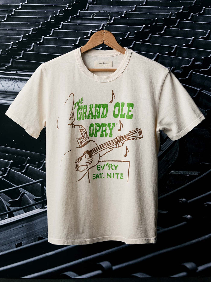 the i+w x opry "sat nite" tee